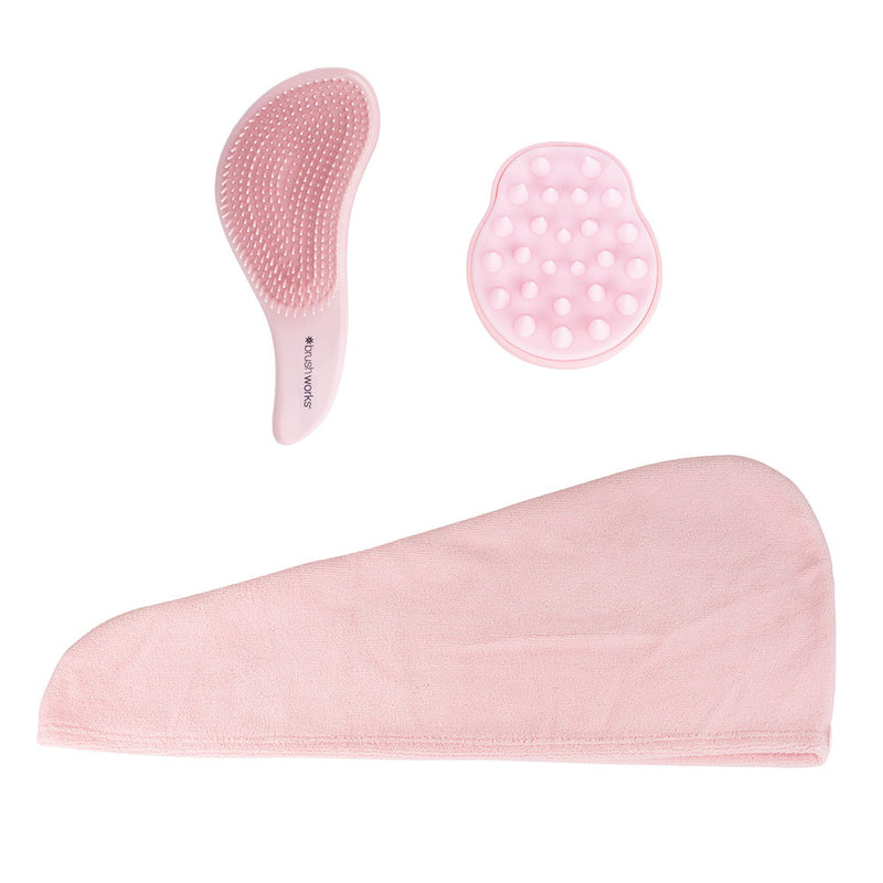 Brushworks shower haircare set