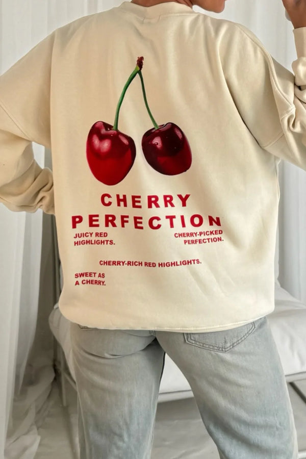 Cherry perfection sweatshirt