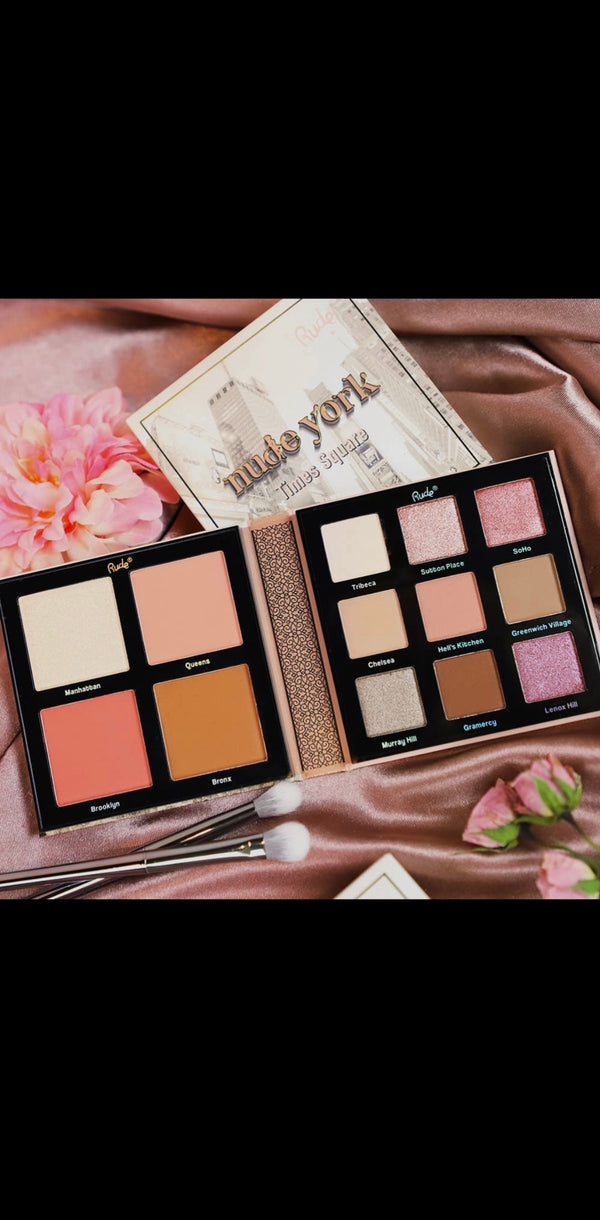 RUDE cosmetics Nude York palette