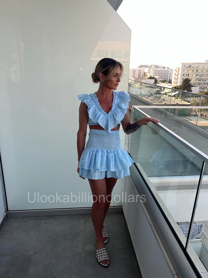 Broderie Anglaise co ord set