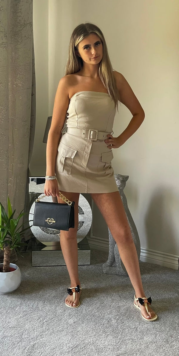 Cargo skort playsuit