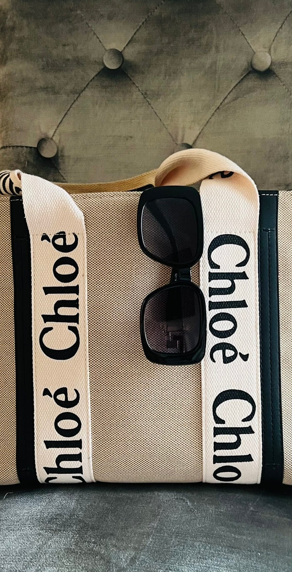 Oversized chic women’s sunglasses - Black