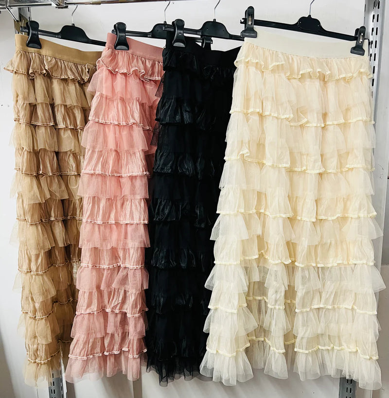 Tutu tulle longline skirt