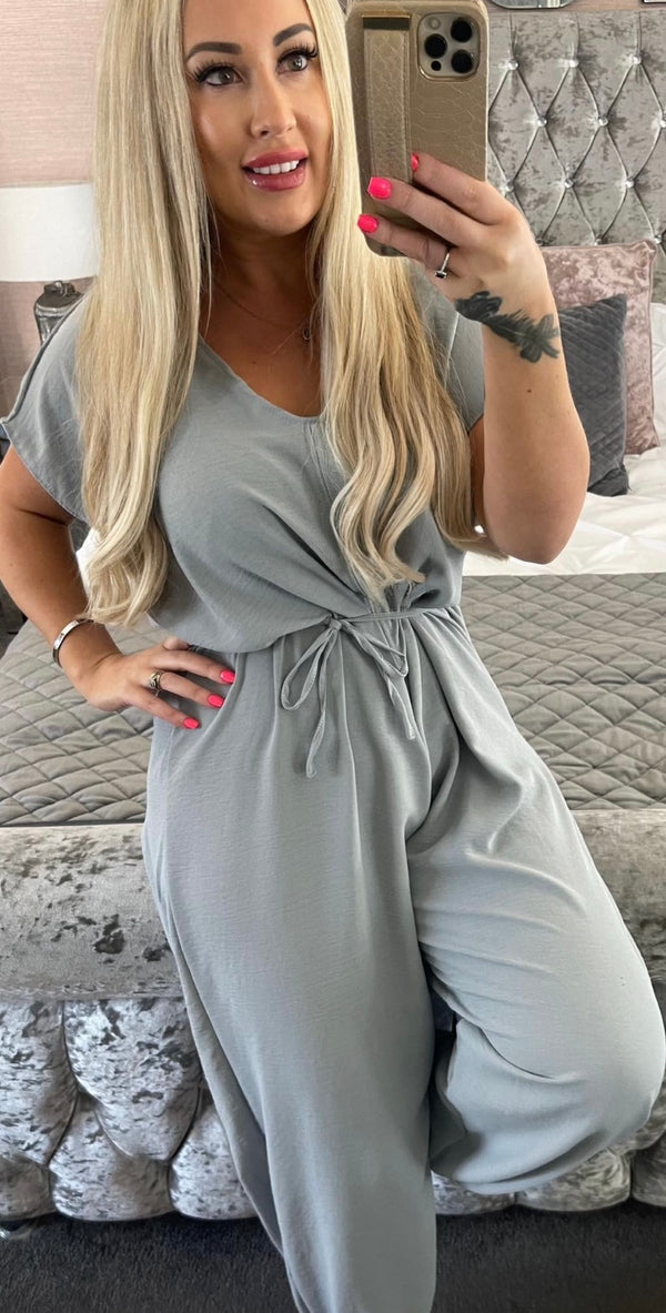 Grey summer jumpsuit