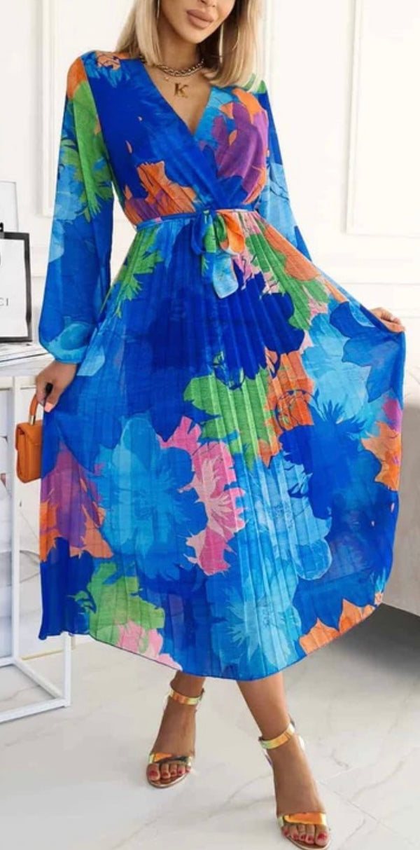 CURVE floral summer chiffon maxi
