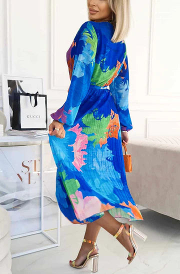 CURVE floral summer chiffon maxi