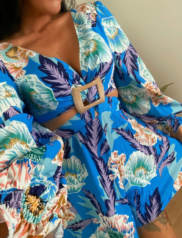 Aqua playsuit