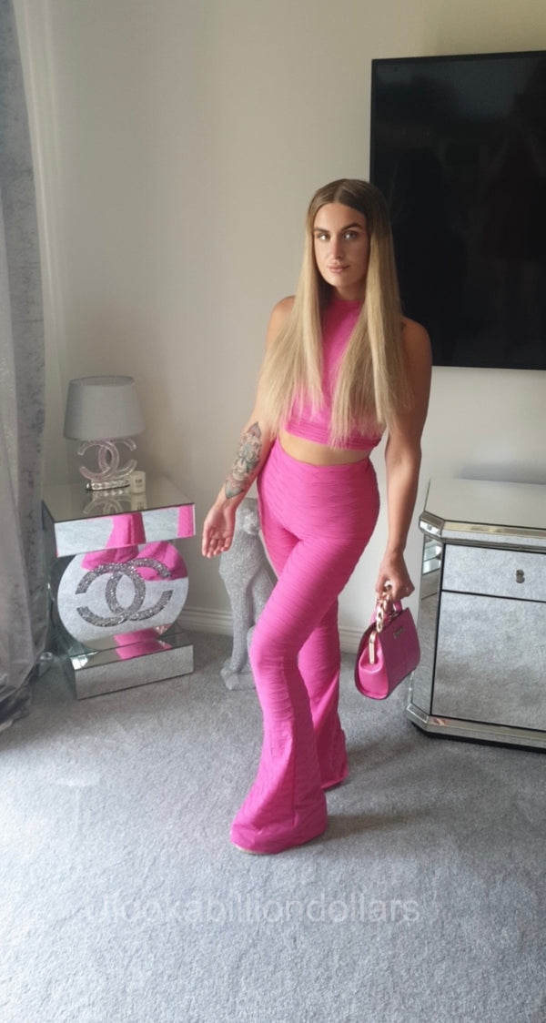 Pink structured co ord set