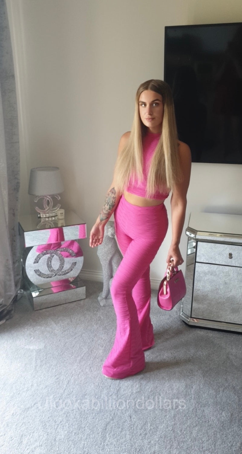 Pink structured co ord set