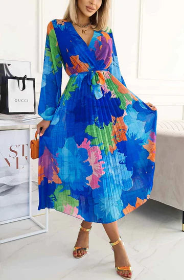 CURVE floral summer chiffon maxi