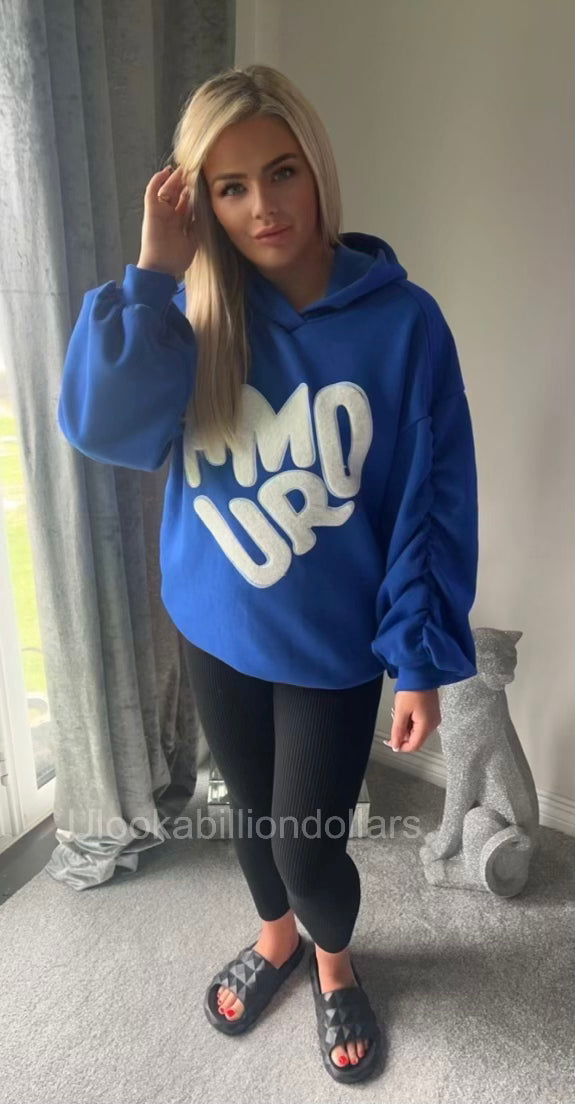 Royal Blue AMOUR Hoodie